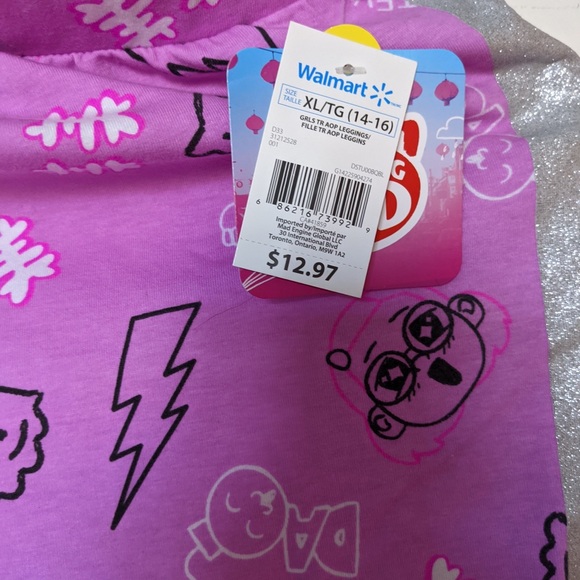 Red panda leggings size X-Large - Picture 2 of 2